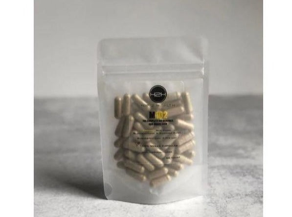 1 Month Supply - Organic Sea Moss, Bladderwrack & Burdock Root Vegan Capsules - Hip 2 Health